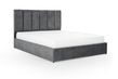 Кровать Лотос 140х200 (Темно-серый, велюр, без подъемного механизма) IMI