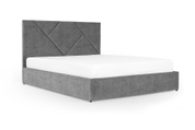 Кровать Циния 140х200 (Светло-серый, велюр, без подъемного механизма) IMI tsn140x200ssb фото 1