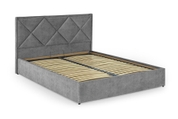Кровать с матрасом Азалия 160х200 (Светло-серый, велюр, без подъемного механизма) IMI zl-am160x200ssb фото 4