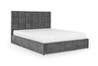 Кровать Астра 140х200 (Темно-серый, велюр, без подъемного механизма) IMI