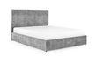 Ліжко Лаванда 140х200 (Світло-сірий, велюр, без підйомного механізму) IMI lvnd140x200ssb фото