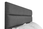 Кровать Лилия 140х200 (Серый, рогожка, без подъемного механизма) IMI lllrg140x200sb фото 7