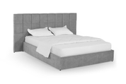 Кровать Гортензия 140х200 (Светло-серый, велюр, без подъемного механизма) IMI grtnz140x200ssb фото 2