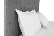 Кровать с матрасом Петуния 160х200 (Светло-серый, велюр, без подъемного механизма) IMI ptn-am160x200ssb фото 7