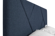 Кровать с матрасом Циния 160х200 (Джинс, рогожка, без подъемного механизма) IMI tsnrg-am160x200djb фото 7